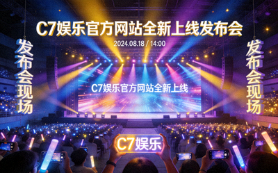 C7娱乐官方网站全新上线发布会现场 - 舞台灯光与观众席